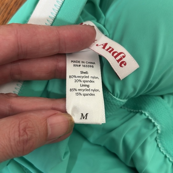 Andie The Rockley One Piece Swimsuit Aquarelle size M NWOT - Picture 6 of 7